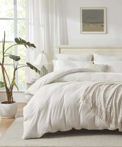 Juego de Funda de Edredón de Punto de Jersey de Algodón,