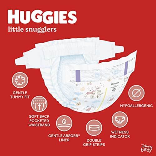 Pañales Huggies Little Snugglers, Talla 4 - Imagen 4