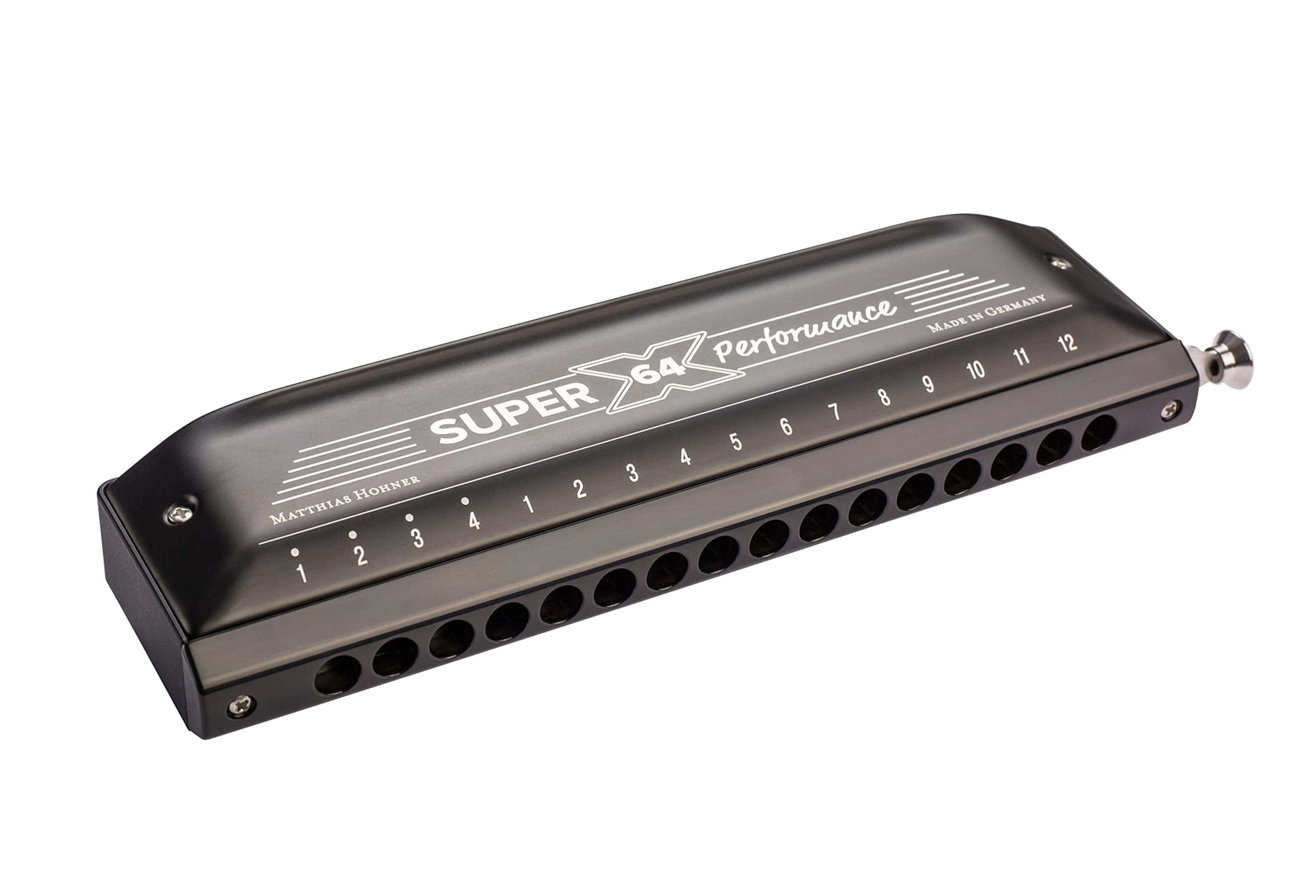 Hohner M758601 Super 64 Armónica de Acero Inoxidable