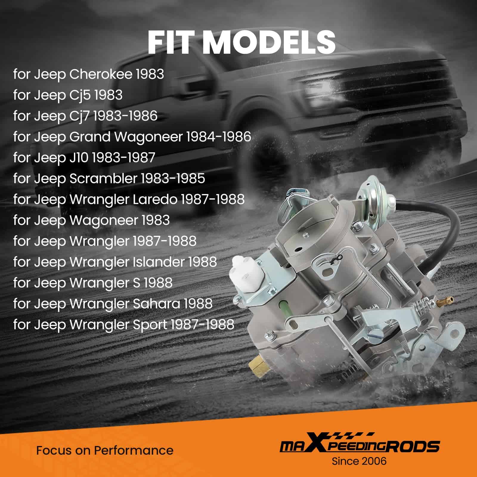 Carburador de 2 Barriles para Jeep BBD 6 Cilindros 4.2L - Imagen 9