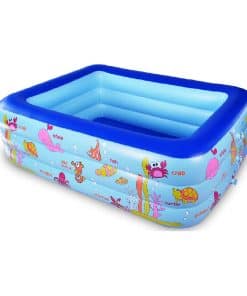 Piscina Inflable con Piso Inflable Suave, 70" x 55" x 24"