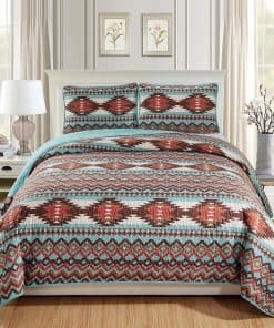 Edredón bedspread western southwestern cosido con patrones