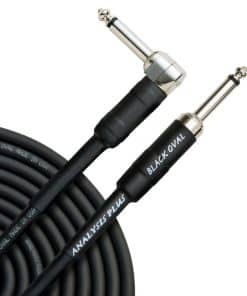 Cable de Instrumento Analysis Plus Black Oval Recto a 90
