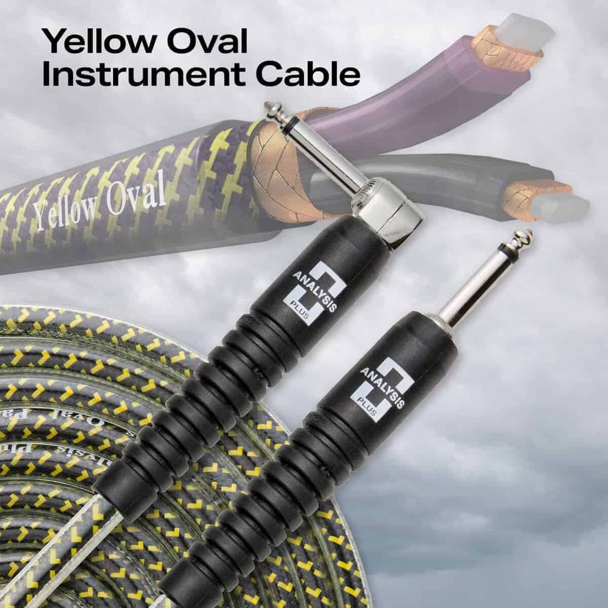 Cable de Instrumento Analysis Plus Yellow Oval de 10ft - Imagen 3