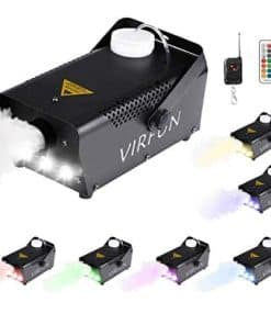 Máquina de Humo VIRFUN, Luces de Efecto de 12 Colores y