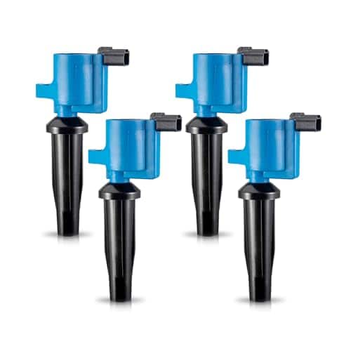 ENA Set de 4 Bobinas de Encendido Azul Compatibles con