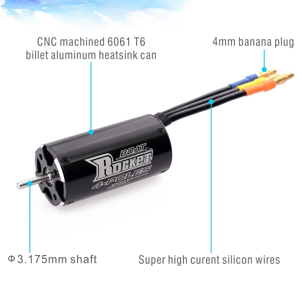 Motor Brushless Impermeable Surpass Hobby Rocket 2958 - Imagen 7