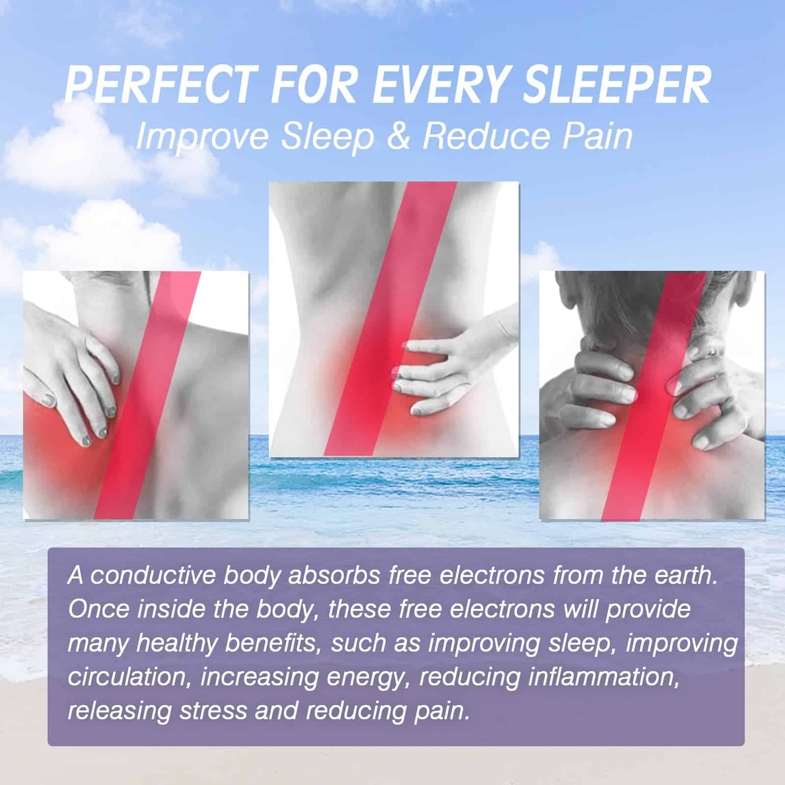 Sábana de Conexión Reina con Sábana Plana Conductora de - Imagen 7