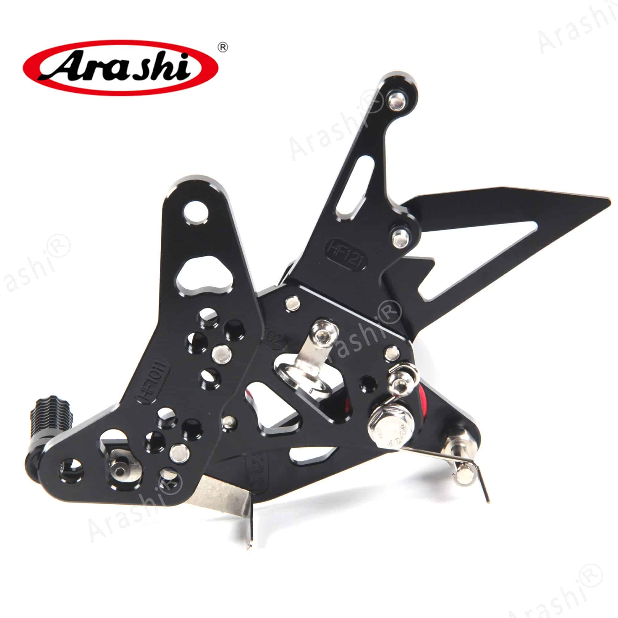 Arashi(Version 2.0) Rearsets Ajustables para -Negro - Imagen 7