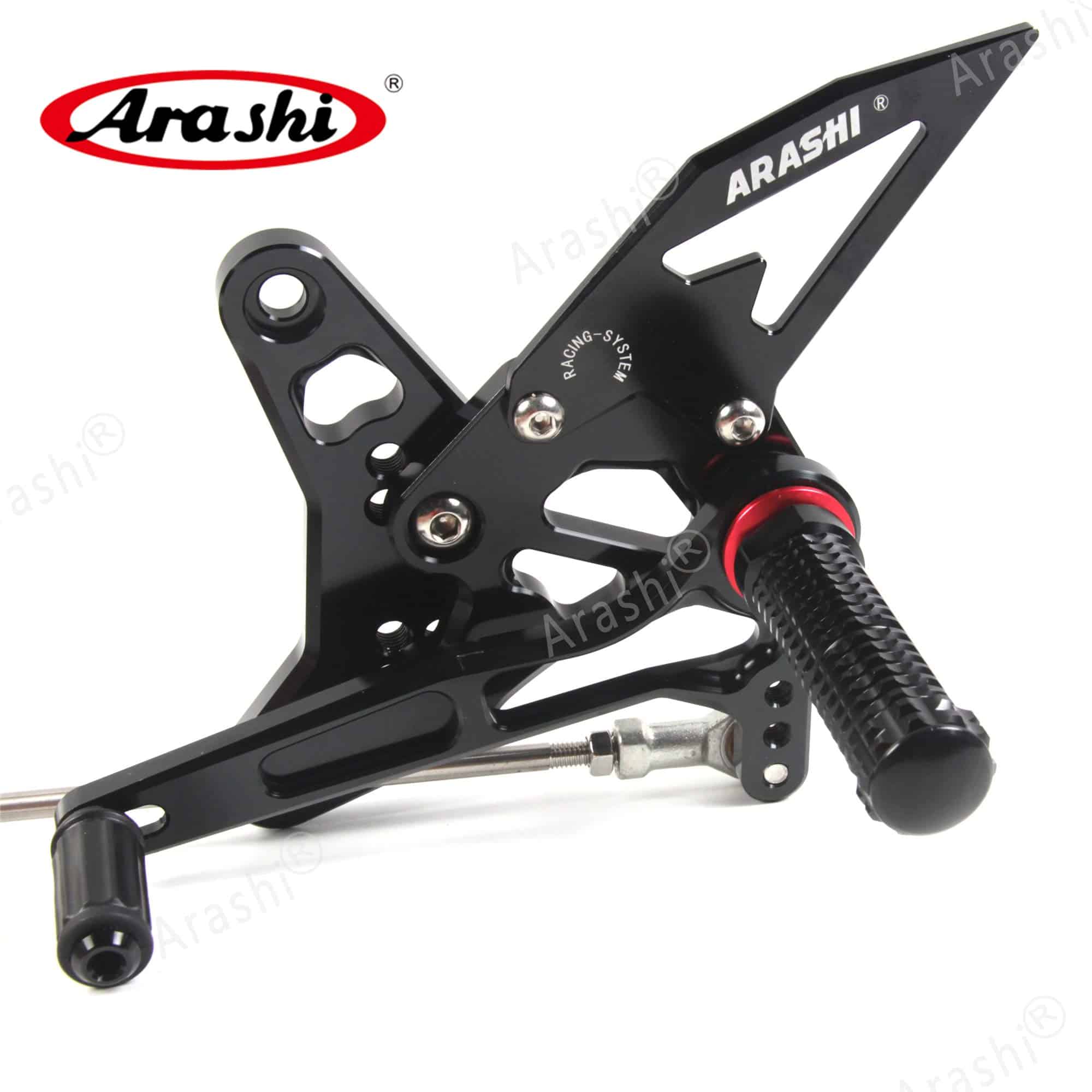 Arashi(Version 2.0) Rearsets Ajustables para -Negro - Imagen 6