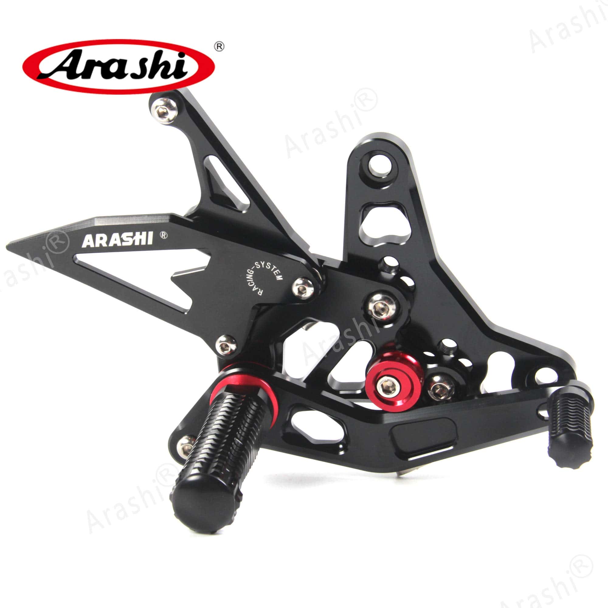 Arashi(Version 2.0) Rearsets Ajustables para -Negro - Imagen 5