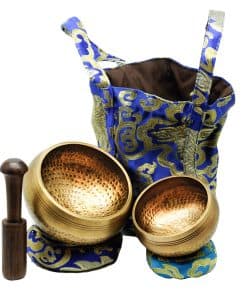 Set de Cuencos Tibetanos Cadushki: 2 Cuencos Sonoros 4.5