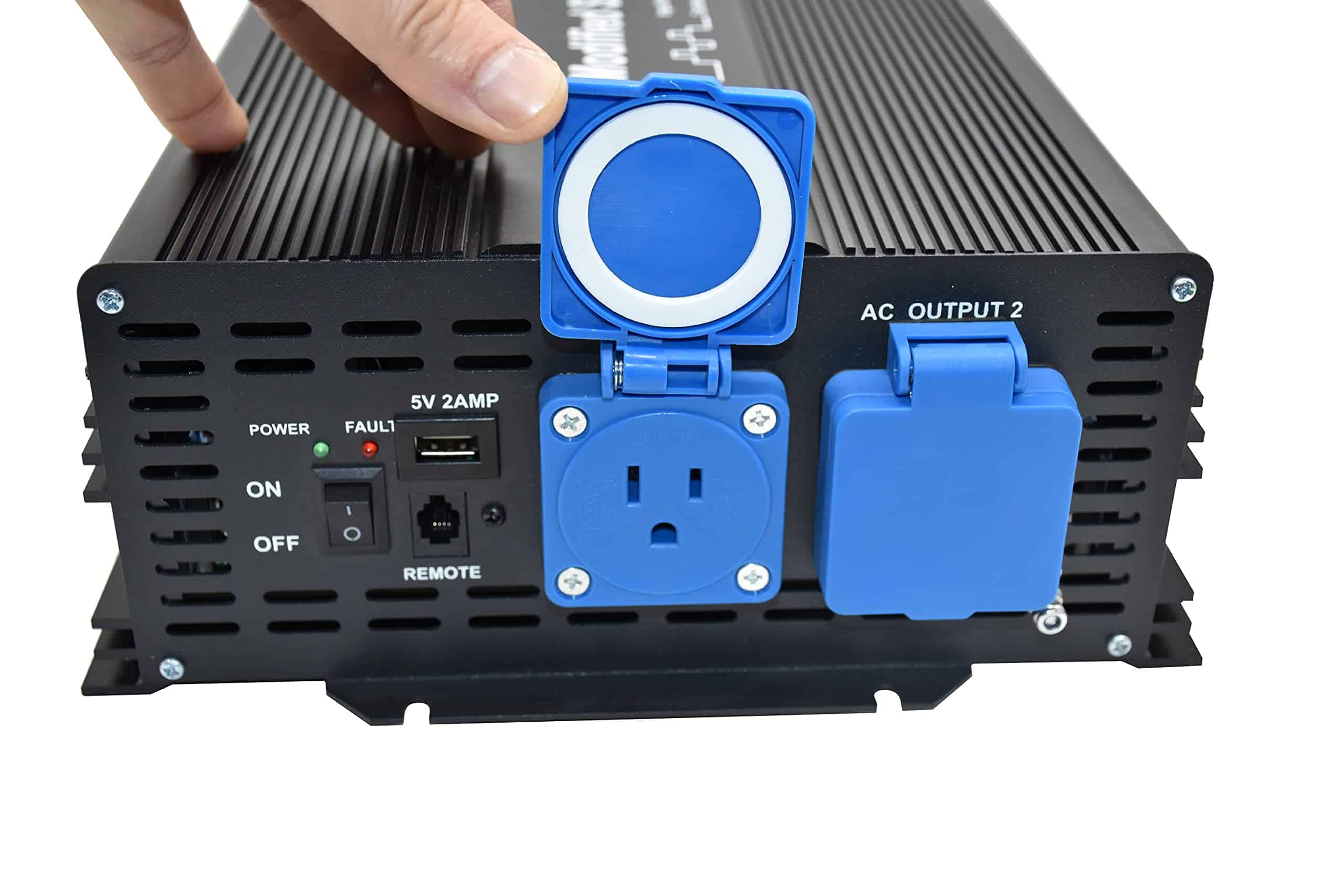 Inversor de corriente de salida de 3000W con doble toma y - Imagen 5