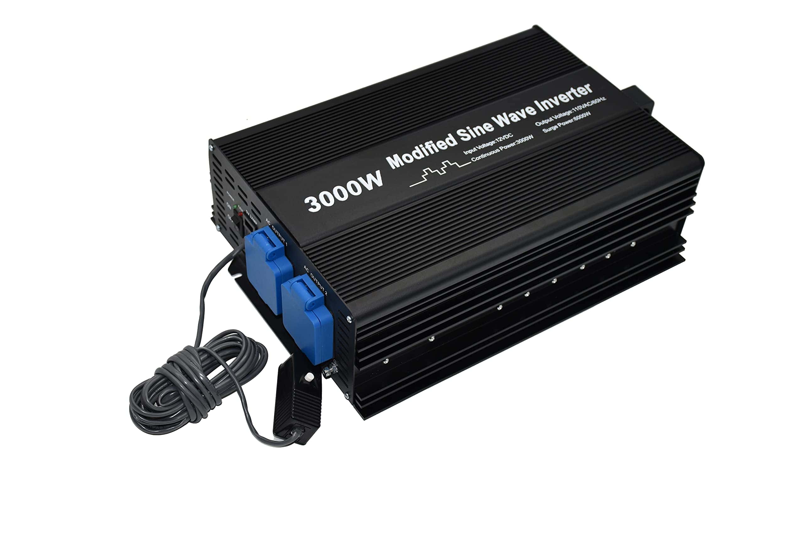 Inversor de corriente de salida de 3000W con doble toma y - Imagen 3