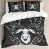 Set de Funda de Edredón Lunarable Deer, Contorno de Ciervos