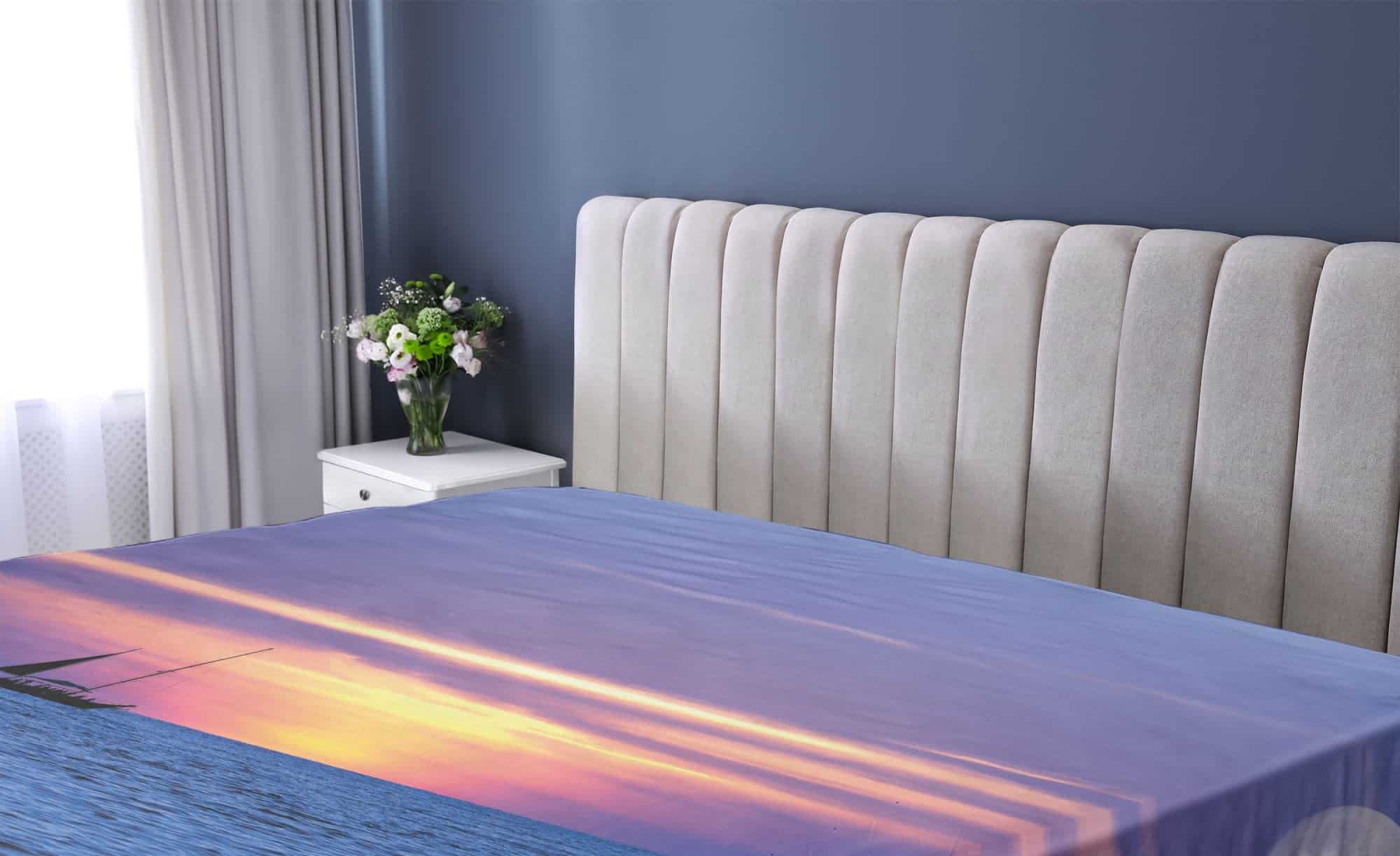 Sábana Ajustable Náutica Lunarable, Barco de Vela Navega a - Imagen 3