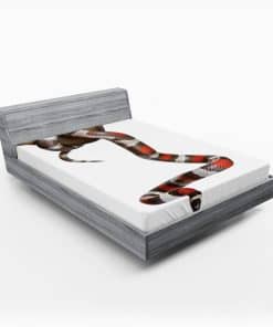 Sábana Ajustable Lunarable Reptile, Serpiente de Leche