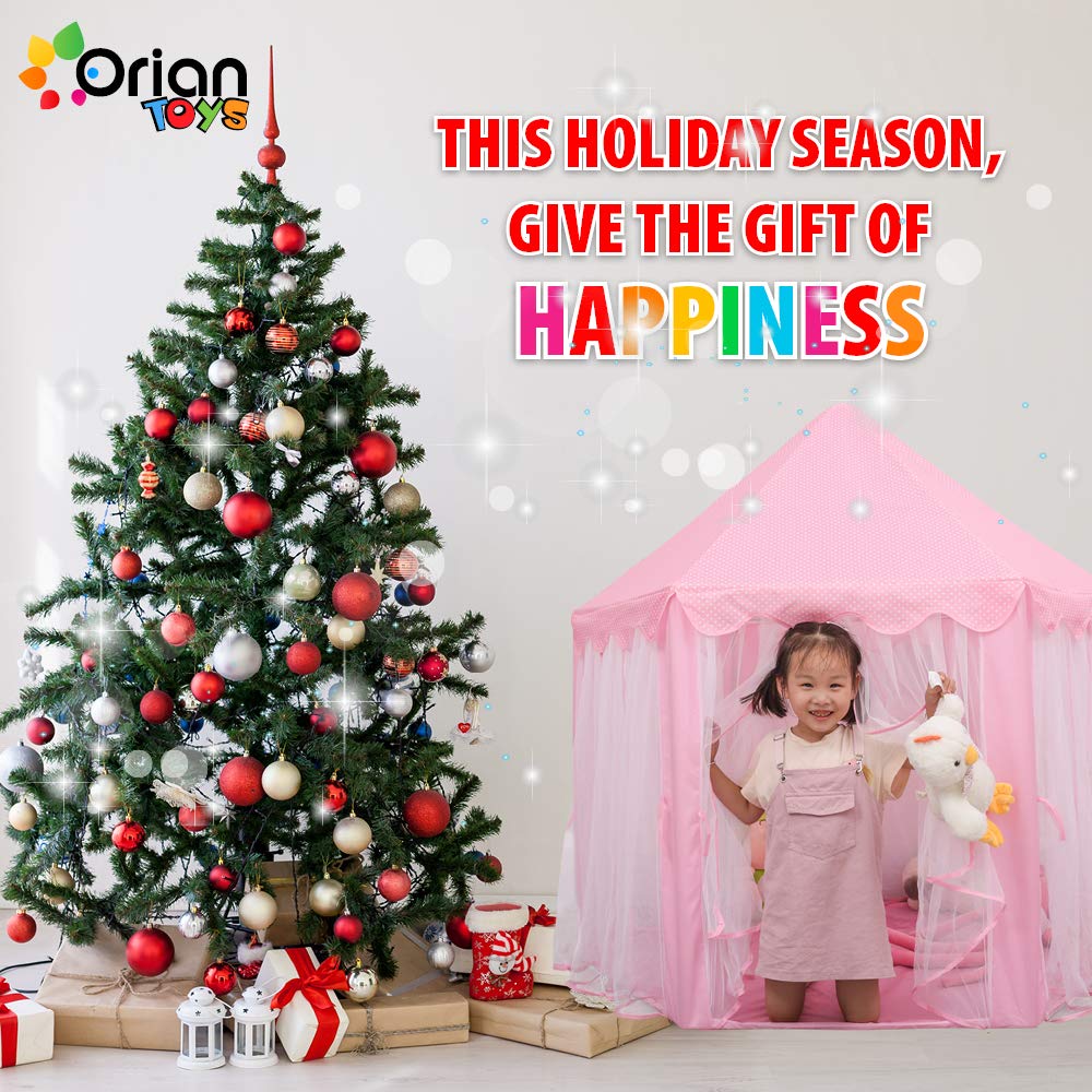 Carpa de Castillo de Princesa ORIAN para Niñas con Luces - Imagen 7