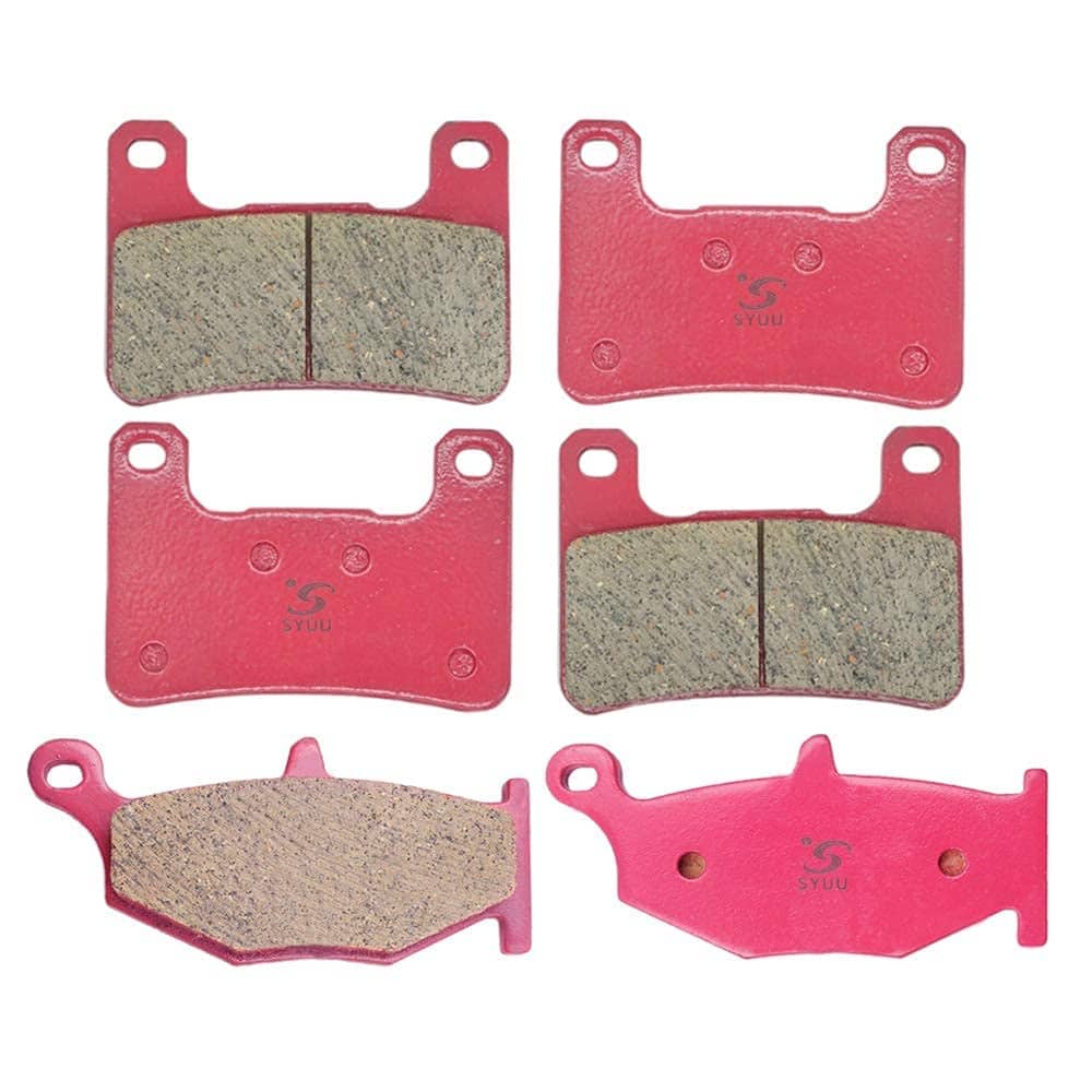 S SYUU Pastillas de Freno Cerámicas Delanteras y Traseras
