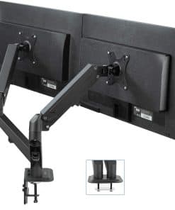 Soporte de montaje en escritorio con abrazadera de doble