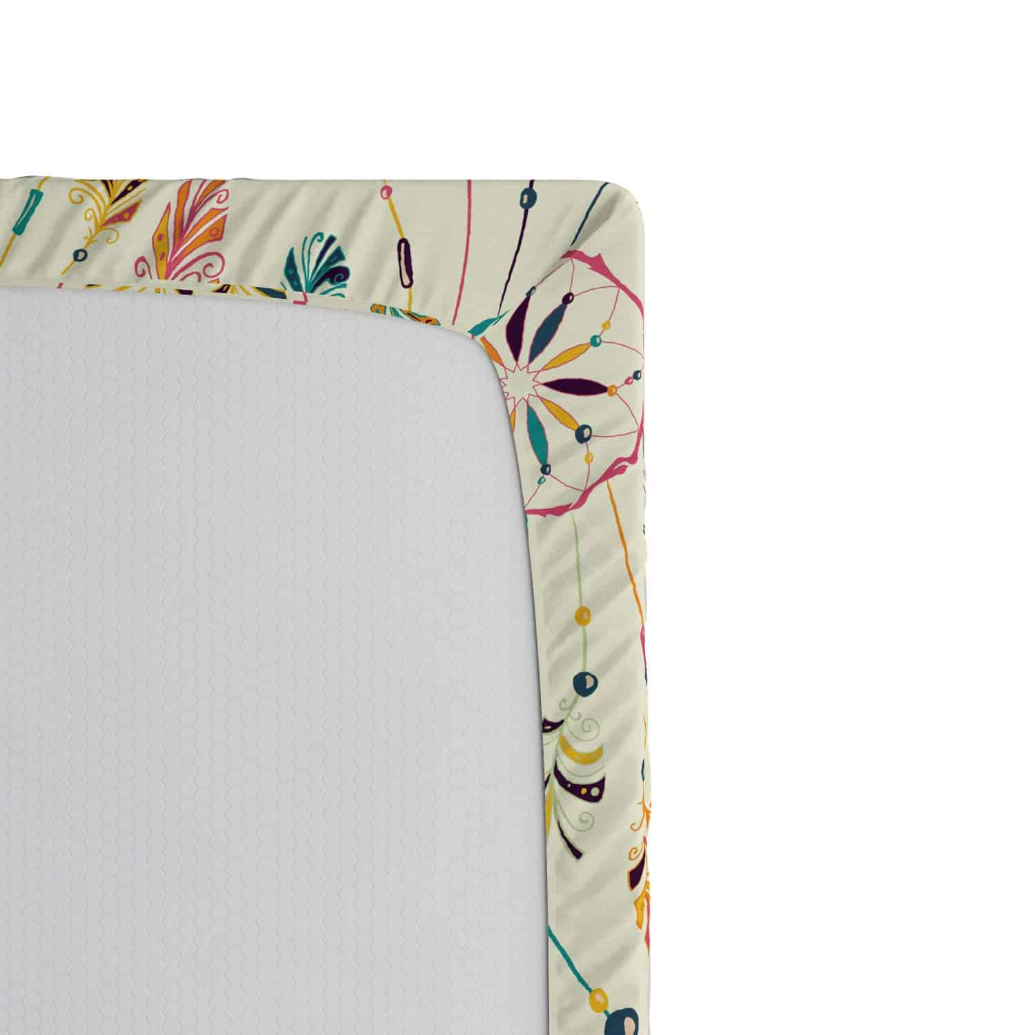 Sábana Ajustable Lunarable Tribal, Dreamcatchers Tribales - Imagen 4