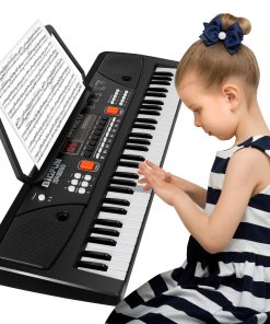 Piano para Niños M SANMERSEN con Micrófono, Teclado