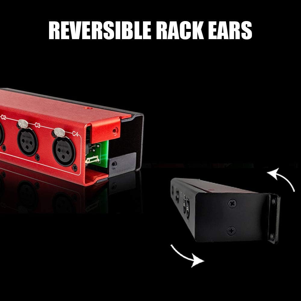 Caja de Escenario CAT Rack Hembra - Hembra XLR con Audio a - Imagen 5