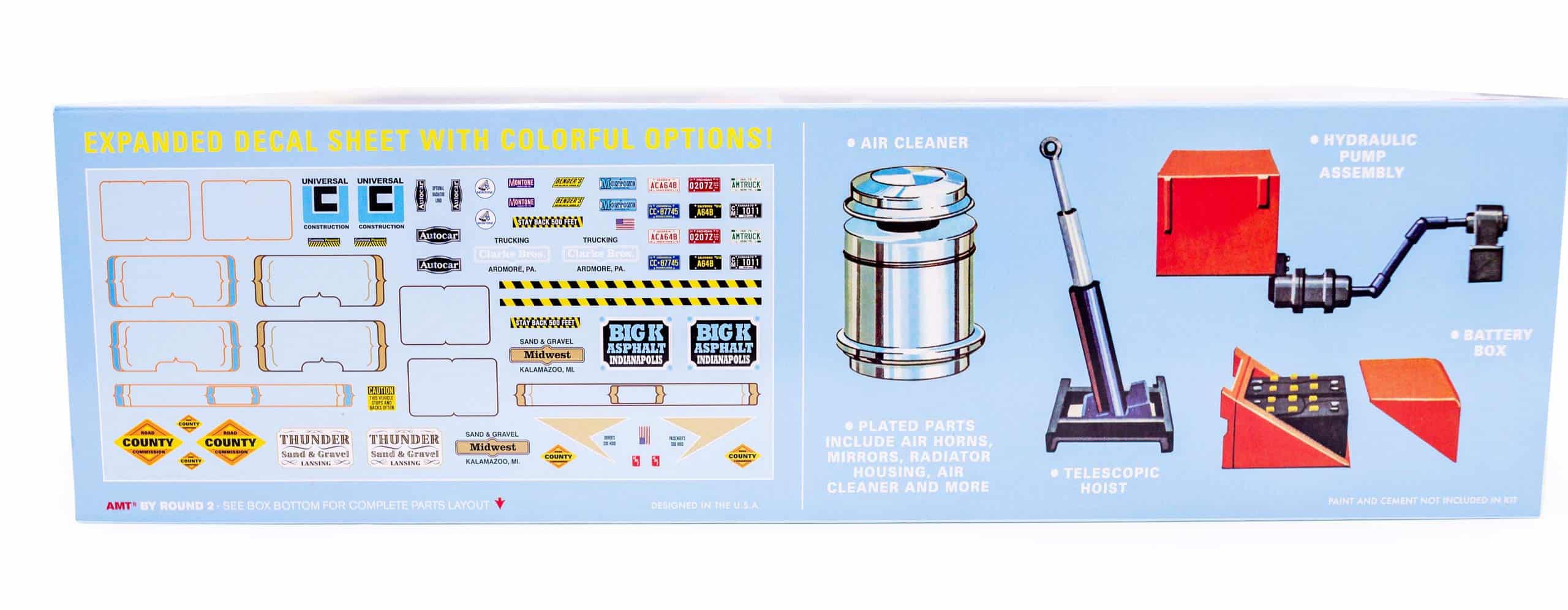 Kit de Modelo de Camión Volquete Autocar de AMT - Escala - Imagen 3