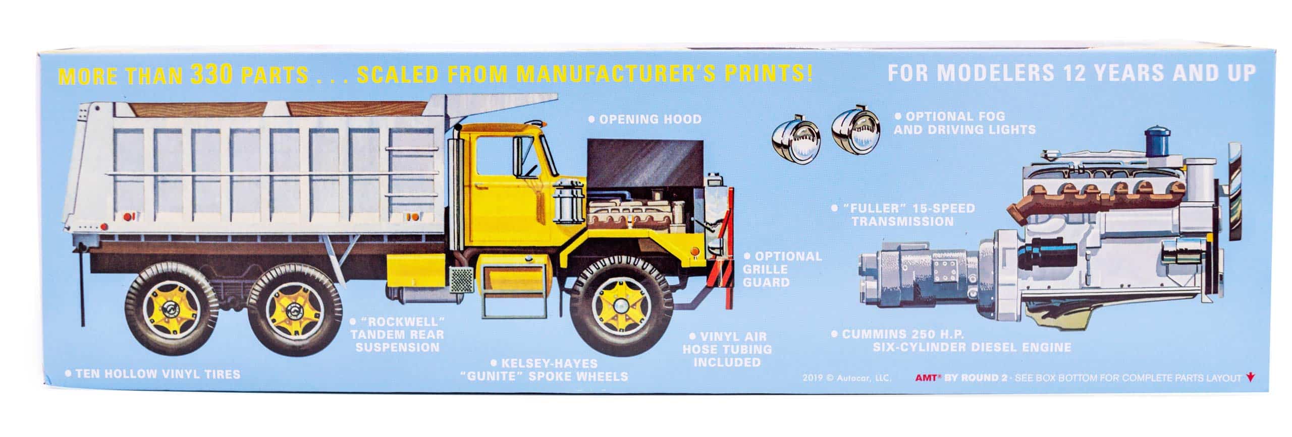 Kit de Modelo de Camión Volquete Autocar de AMT - Escala - Imagen 4