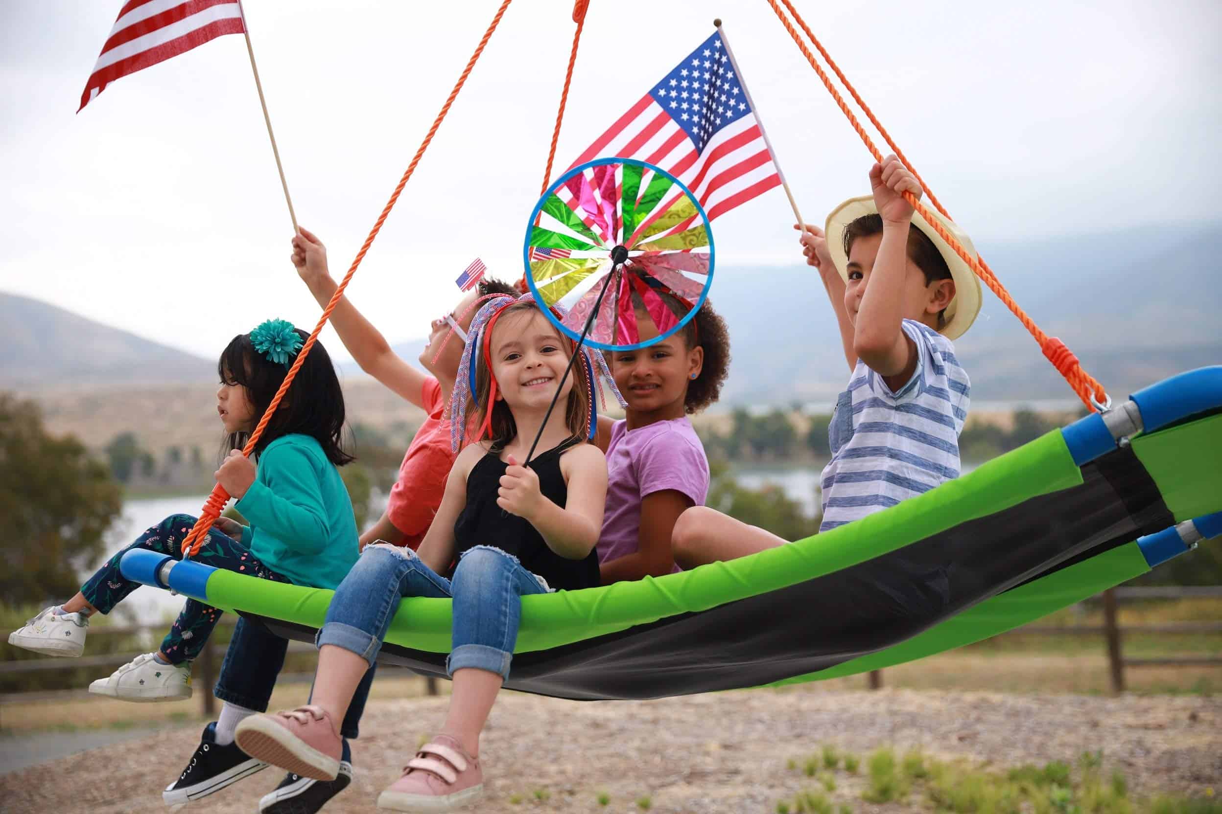 Columpio de plataforma gigante de 60 pulgadas con capacidad - Imagen 9