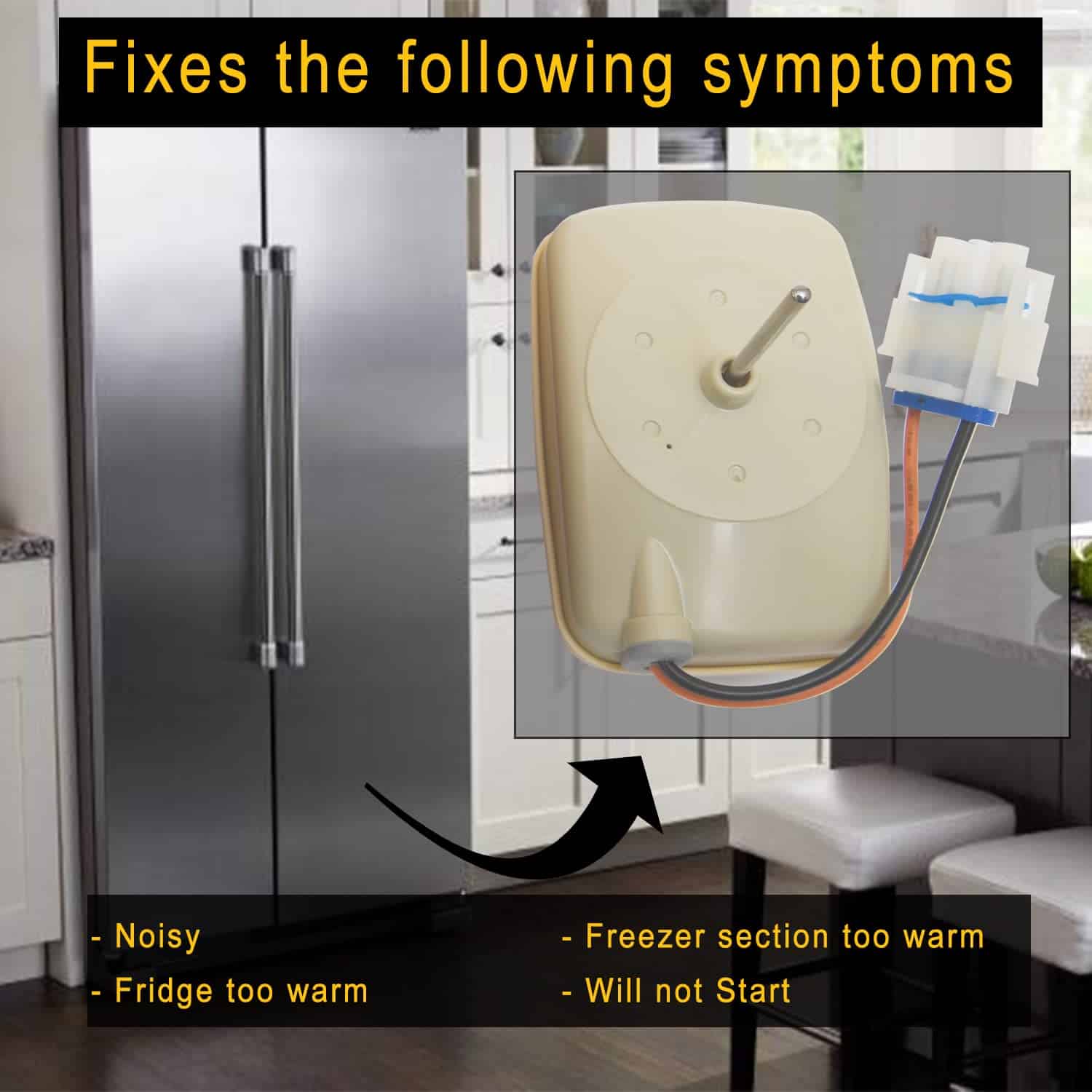 Motor del Ventilador del Evaporador WR60X10141 por Seentech - Imagen 7