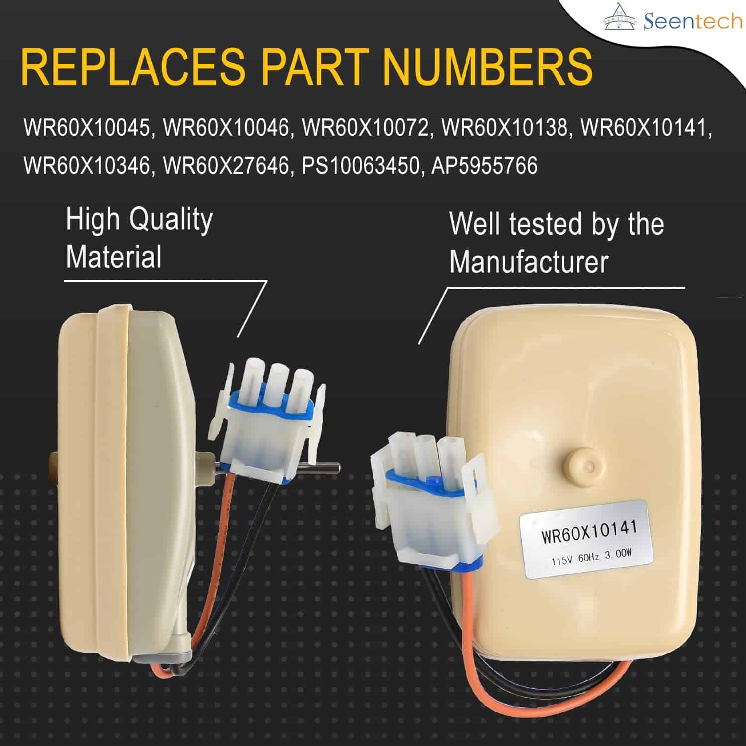 Motor del Ventilador del Evaporador WR60X10141 por Seentech - Imagen 5