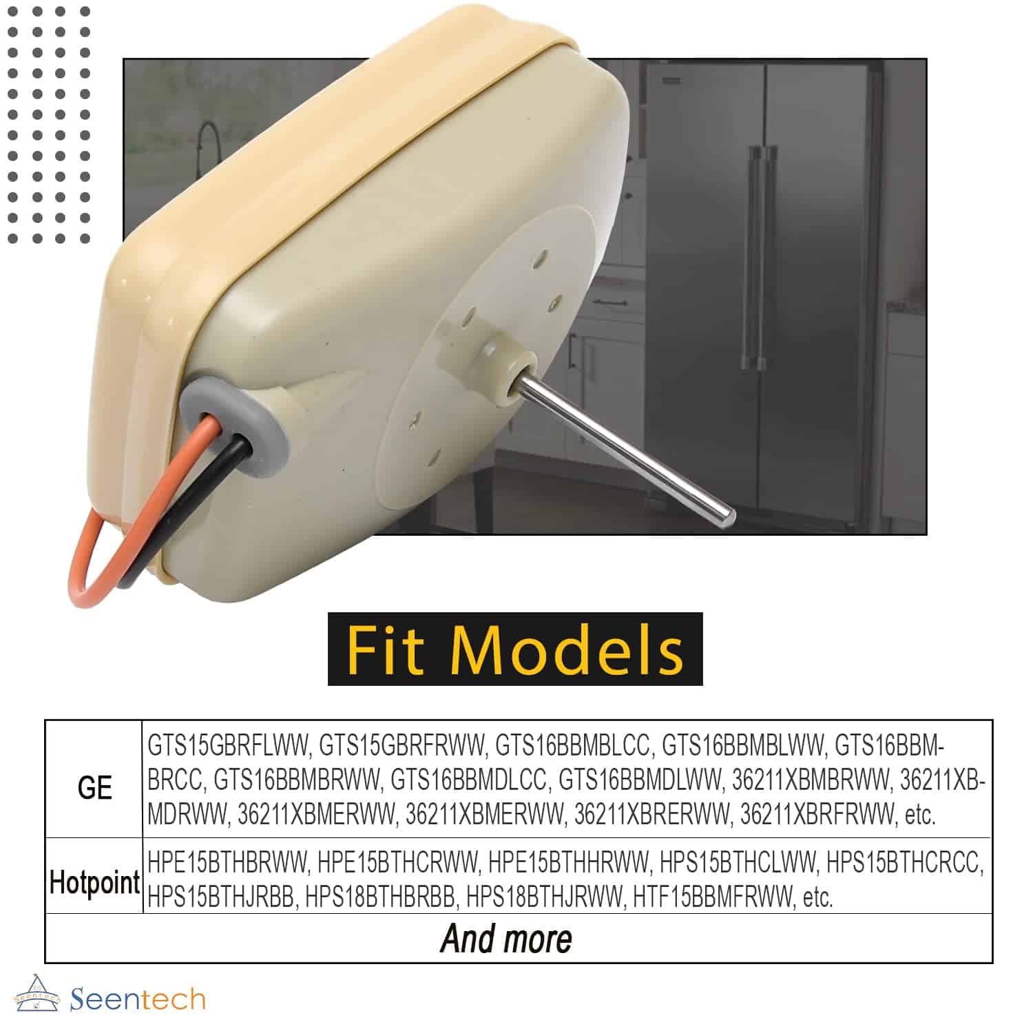 Motor del Ventilador del Evaporador WR60X10141 por Seentech - Imagen 4