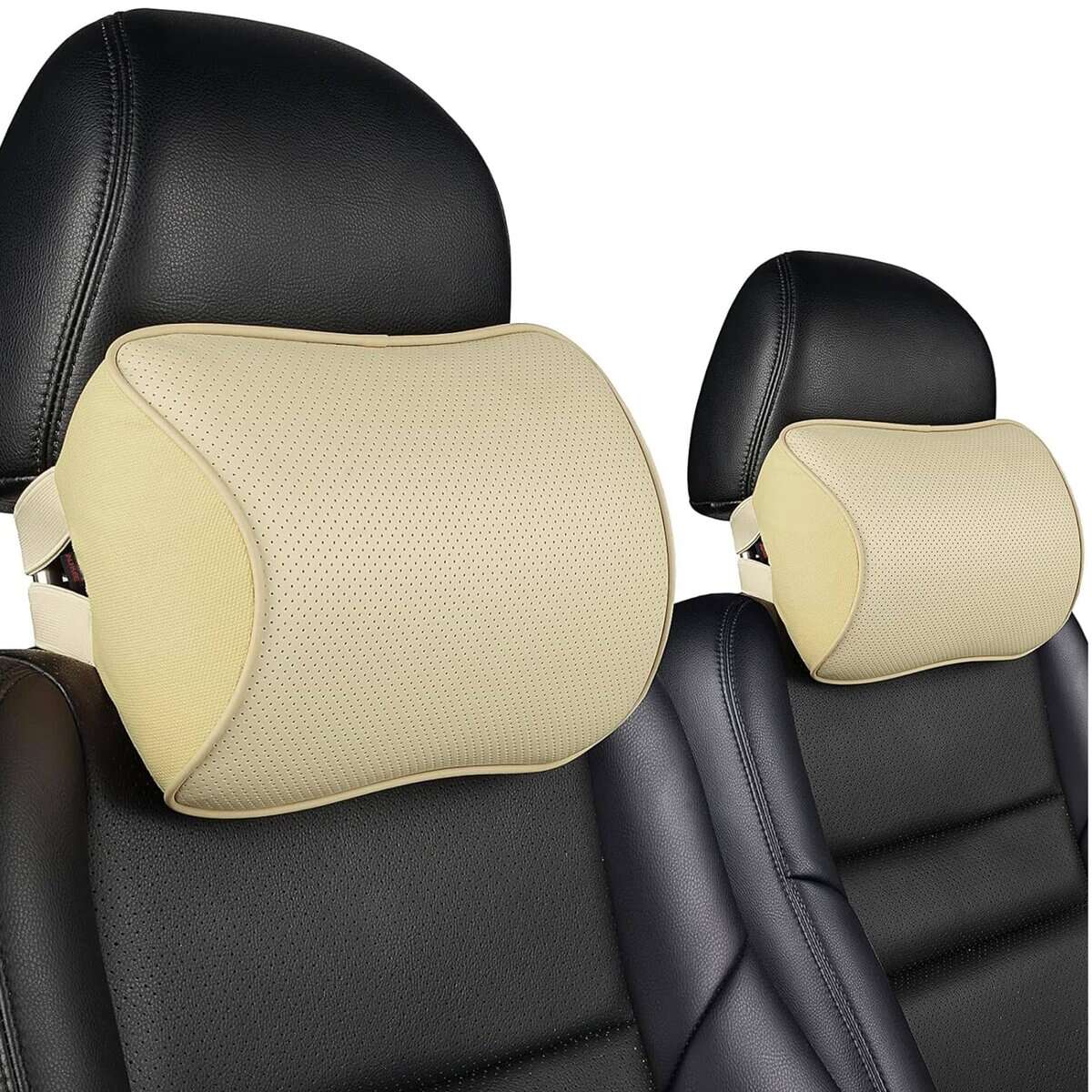 Almohada de cuello para coche Aukee de memoria suave de