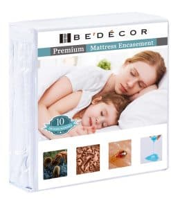 Funda de Protector de Colchón con Cremallera Bedecor para