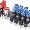 Panel de Interruptor de Encendido Abatible DC12V 5 en 1