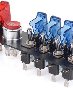 Panel de Interruptor de Encendido Abatible DC12V 5 en 1