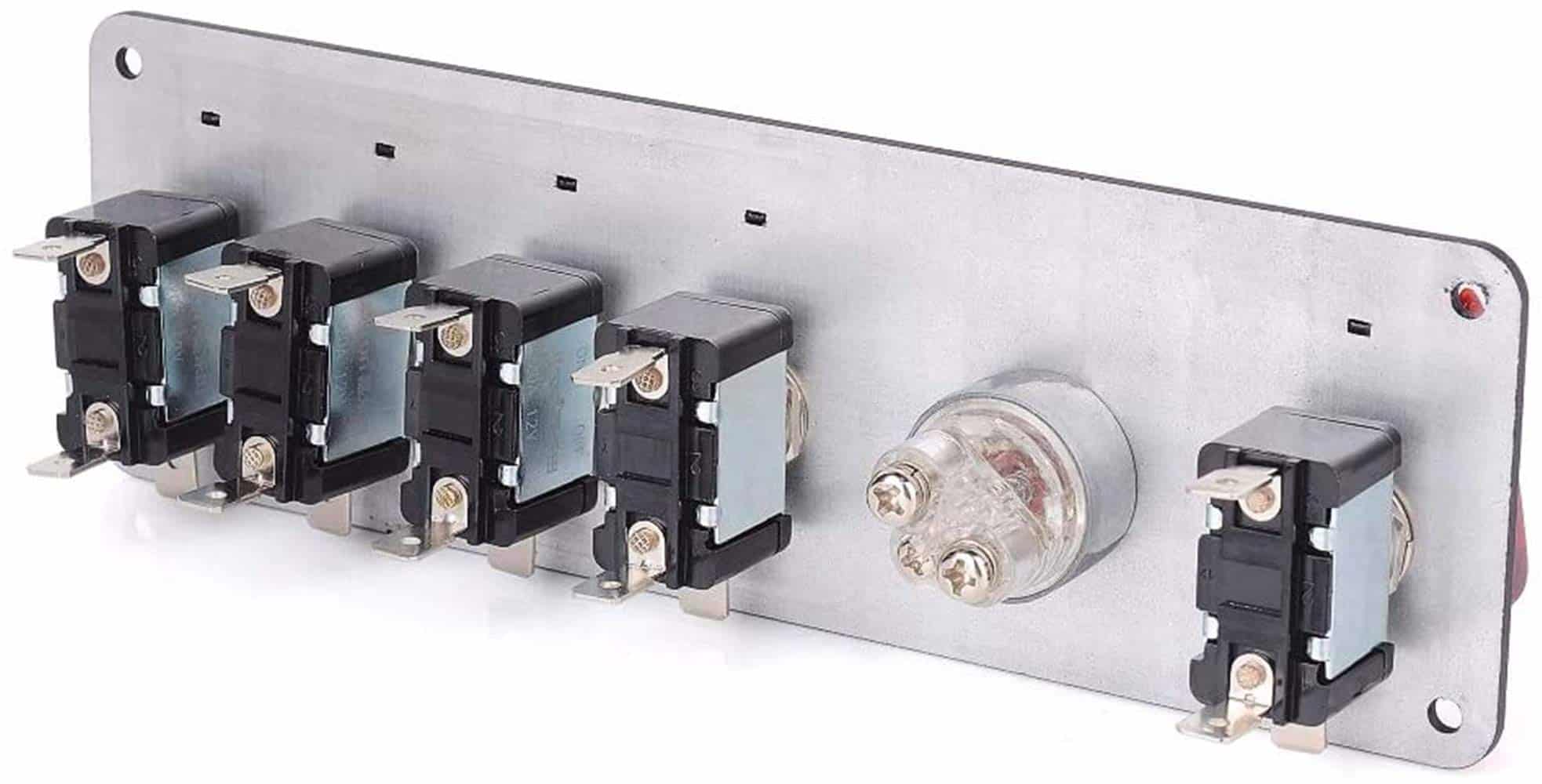 Panel de Interruptor de Encendido Abatible DC12V 5 en 1 - Imagen 8