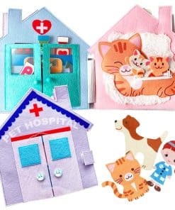 MOVEBO- Libro Silencioso Libro de Niños-Libro de