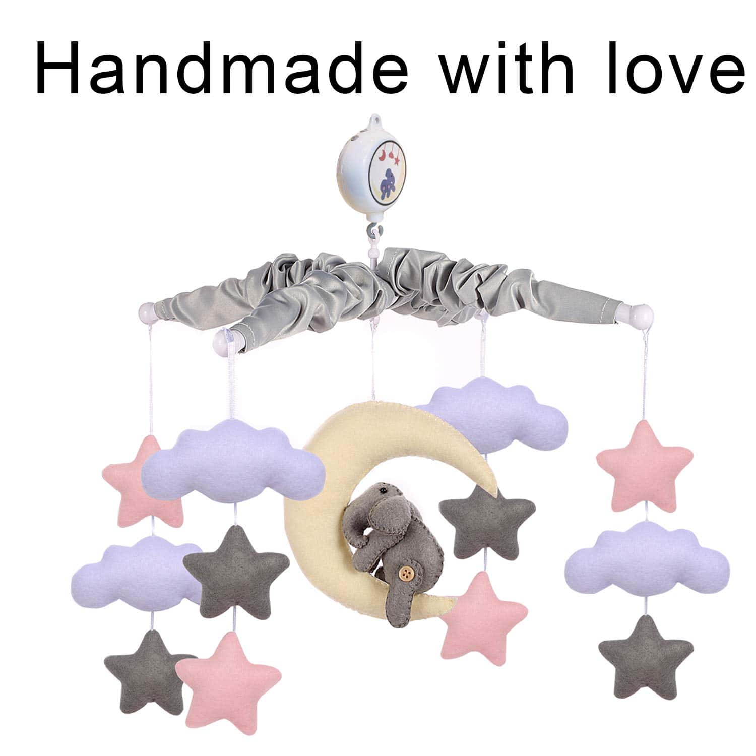 Móvil para Cuna de Bebé (Móvil para Bebés Elefante), Móvil - Imagen 7