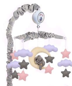 Móvil para Cuna de Bebé (Móvil para Bebés Elefante), Móvil