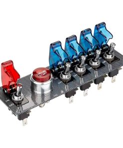 Panel de interruptor de encendido de volcado DC12V 5 en 1