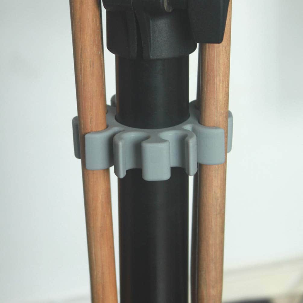 Soporte de 4 pares de baquetas de batería de silicona - Imagen 5