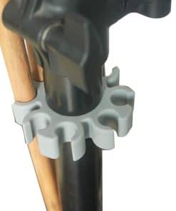 Soporte de 4 pares de baquetas de batería de silicona