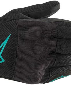 Guantes Alpinestars Stella S-Max -Negro/Verde Azul