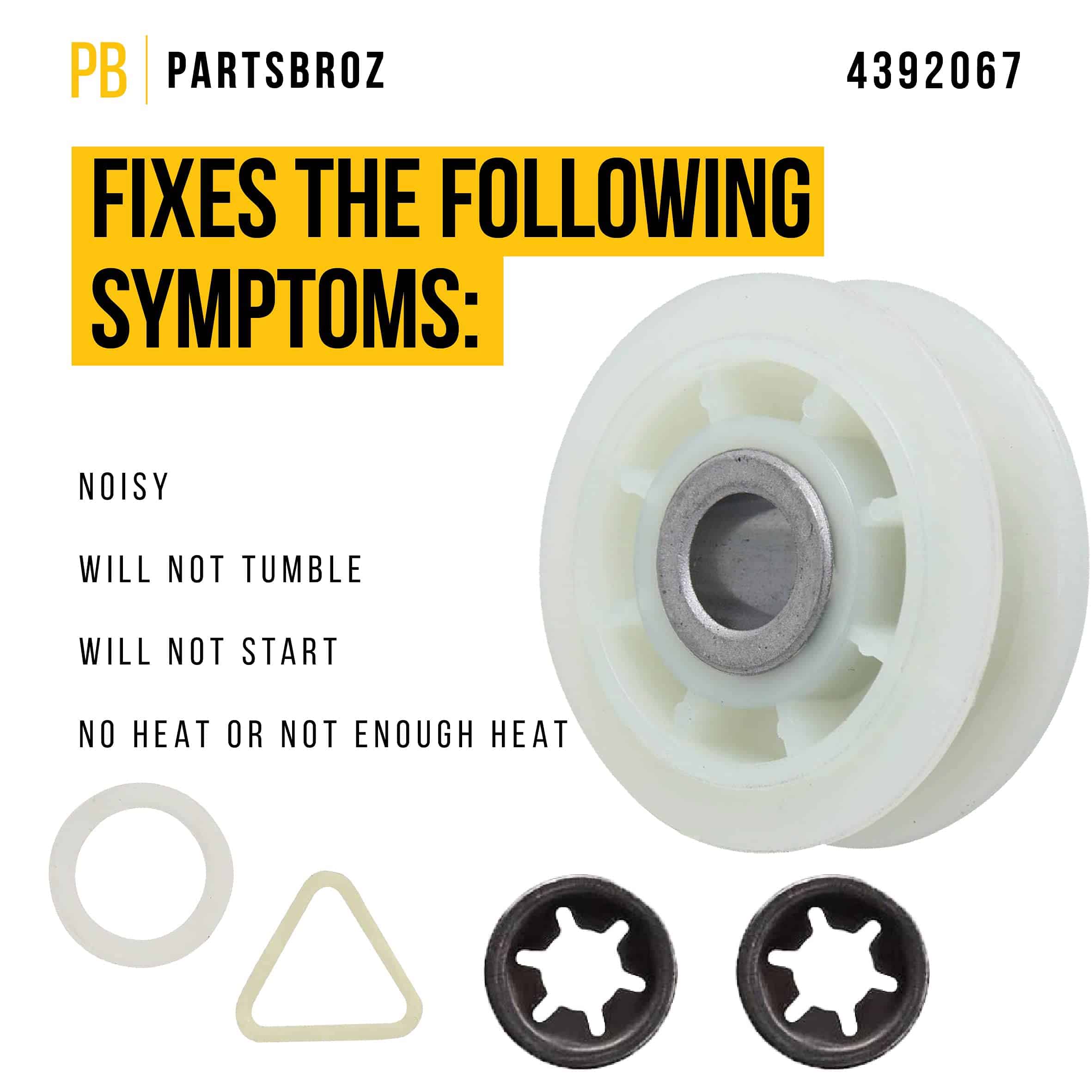 Kit de Reparación para Secadora PartsBroz 4392067 - - Imagen 4