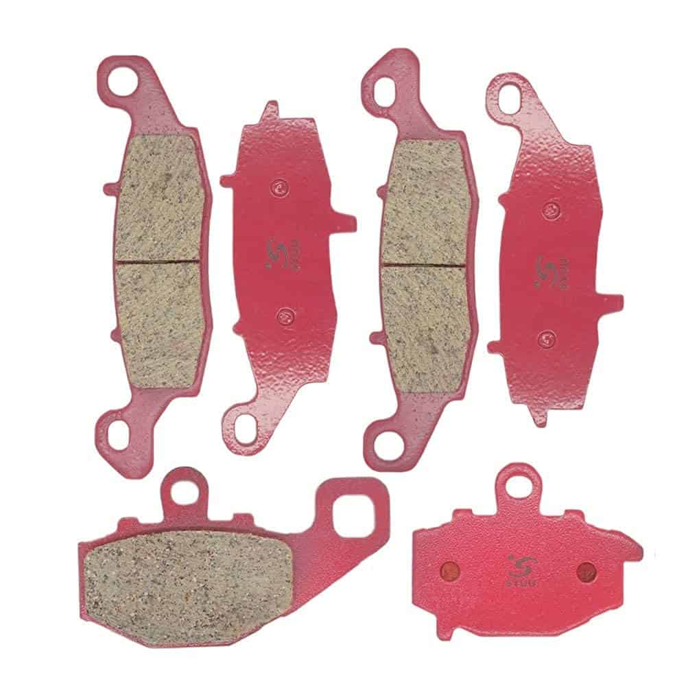 S SYUU Pastillas de Freno Delanteras y Traseras de Cerámica
