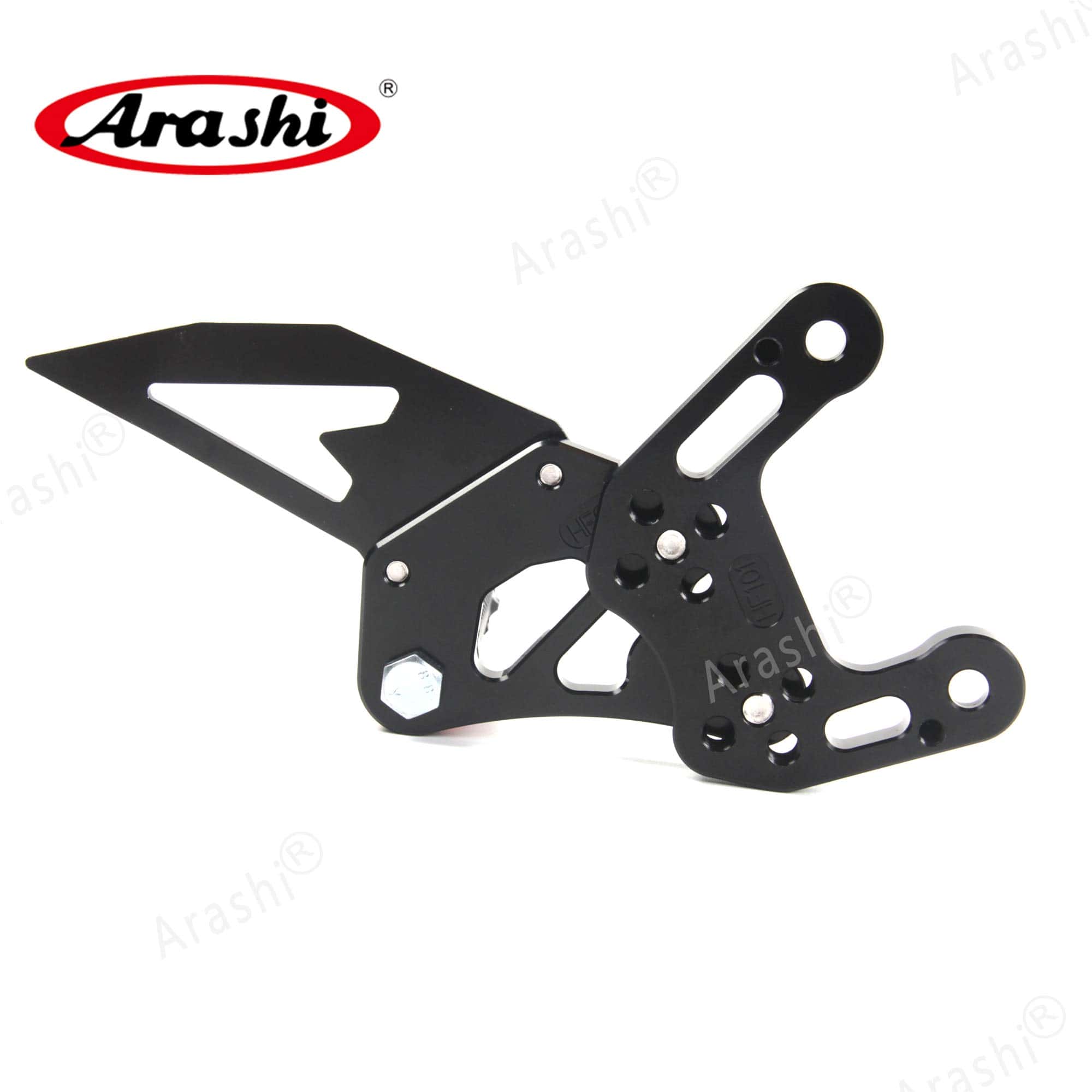 Arashi(Version 2.0) Rearsets Ajustables para -Negro - Imagen 5
