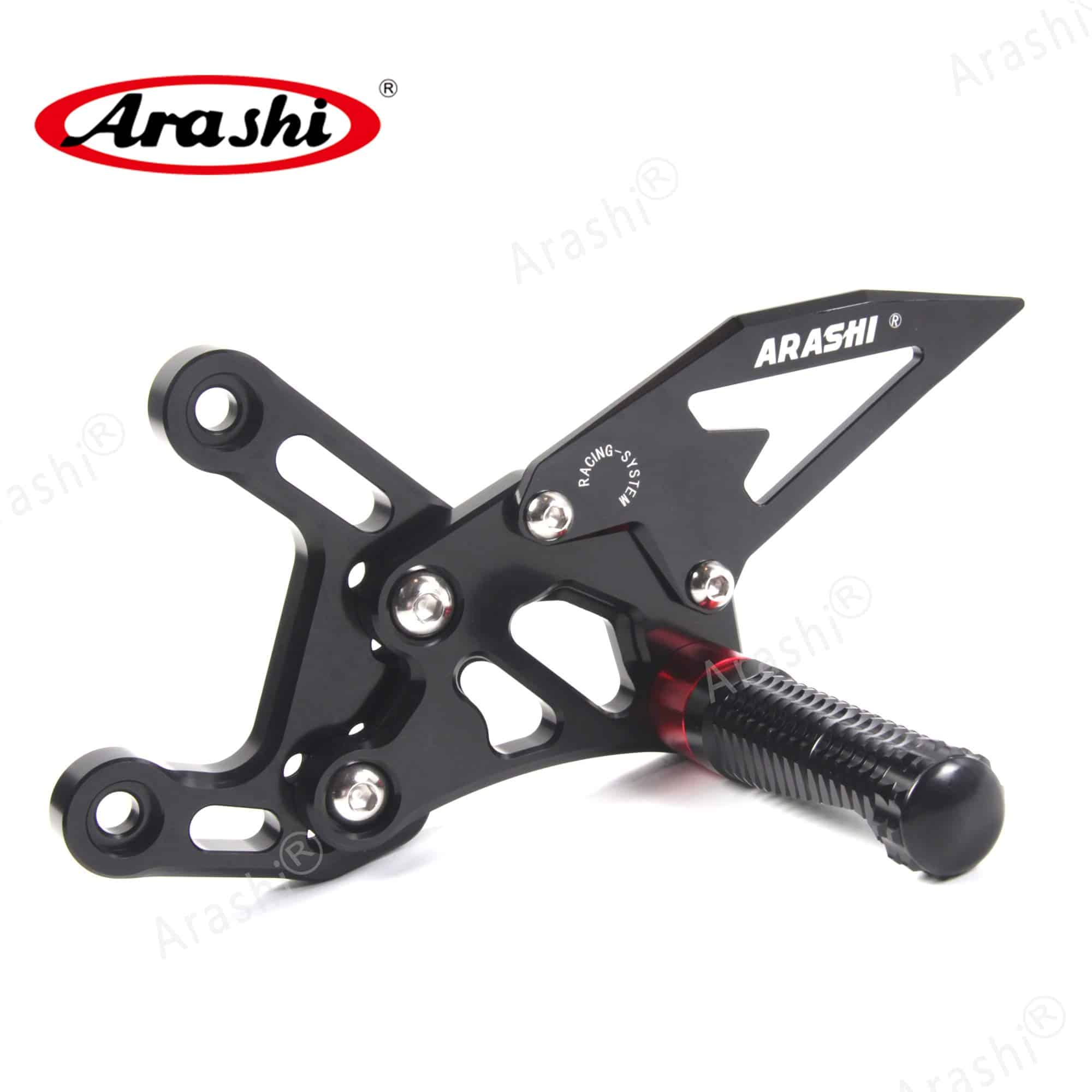 Arashi(Version 2.0) Rearsets Ajustables para -Negro - Imagen 4