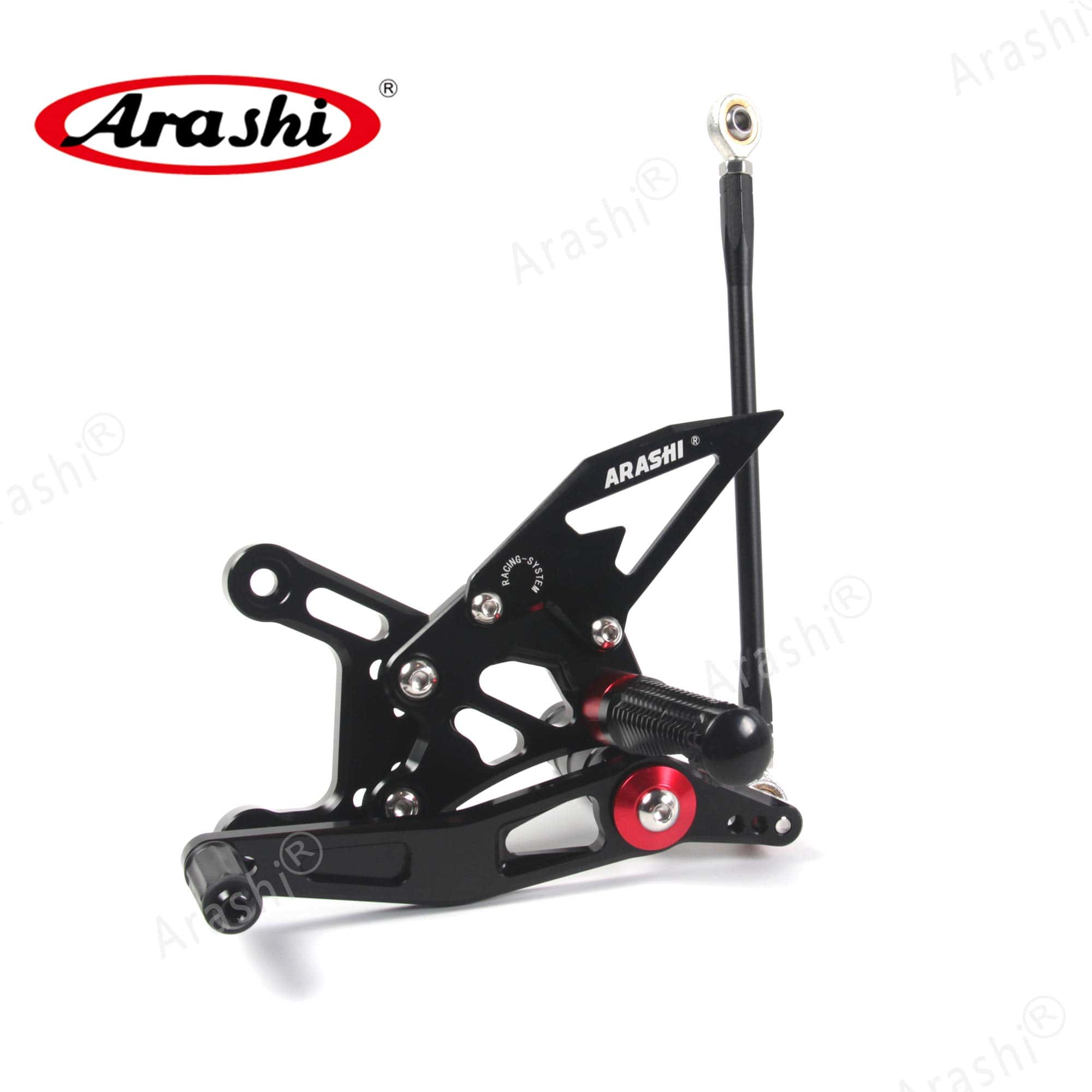 Arashi(Version 2.0) Rearsets Ajustables para -Negro - Imagen 3
